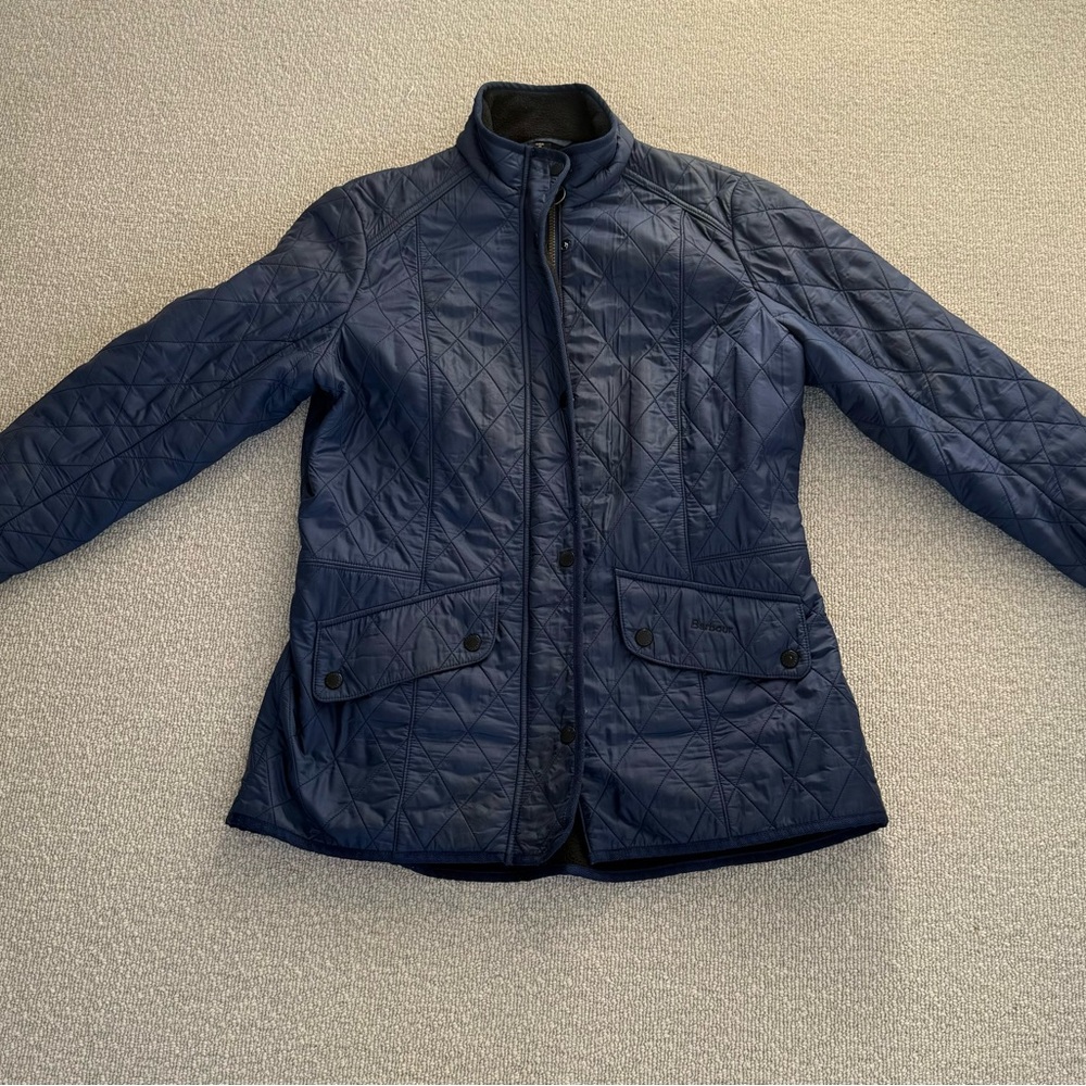 Barbour Women’s Navy Quilted Jacket - size 12